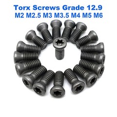 Torx Screws for Replaces Carbide Insert CNC Lathe Tools M2 M2.5 M3 M3.5 M4 M5 M6