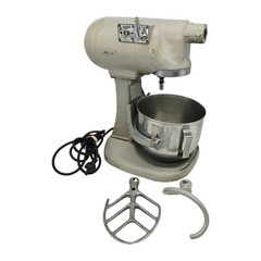 Hobart N50 Commercial Mixer 5 Quart Model N-50 Gray 3-Speed W/ Bowl Attachments
