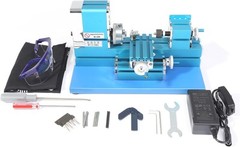 36W 20000RPM Upgraded Mini Metal Lathe Machine Motorized Metalworking DIY Tool