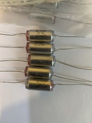 10,000 pF 160 volt Polystyrene Capacitor Tolerance +/- H% By MIAL NEW QTY (5)