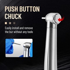 3 Water Spray Dental Handpiece Air Turbine Push Button 4H for NSK PANA MAX Style