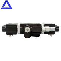 3 Spool,13 GPM, Hydraulic Monoblock Solenoid Directional Control Valve 12V DC