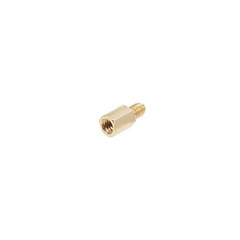 M2 x 4 mm + 3 mm Male to Female Hex Brass Spacer Standoff 50pc