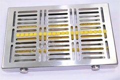 DETACHABLE 5 DENTAL SURGICAL AUTOCLAVE STERILIZATION CASSETTES FOR 20 INSTRUMENT