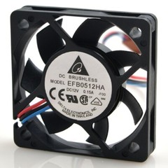 for delta EFB0512HA 5010 12V 0.15A 5CM 5 cm wire ball CPU cooling fan