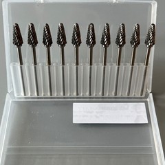 10X Dental Lab Polishing Bur Drills Tungsten Steel Carbide Cutter Burs 2.35MM L6