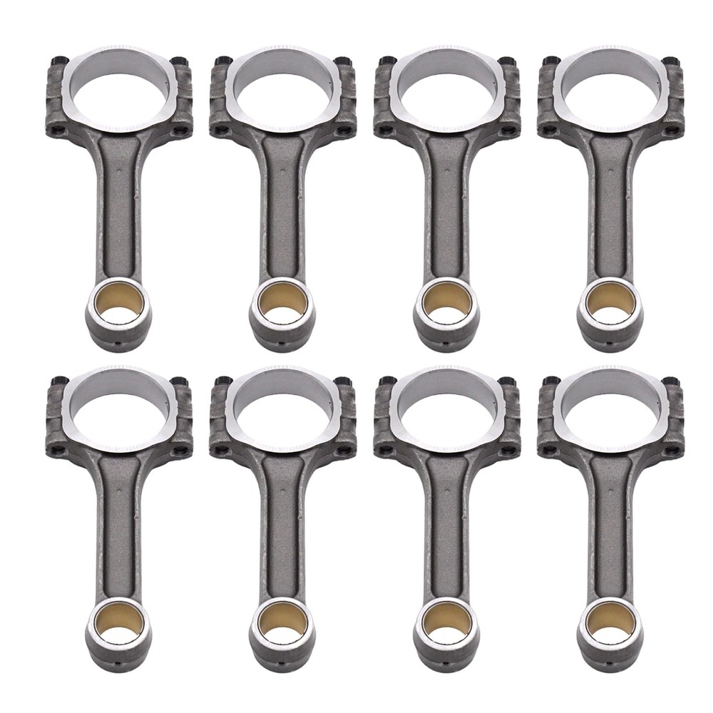 I Beam 5.700″ 2.100″ .927″ Bronze Bush 5140 Engine Connecting Rods 8Pcs Fits …
