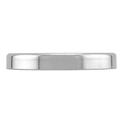 3 Pack Heavy Duty Round Base Magnets 65 lb Pull 2.618 Inch Hole Nickel Plated