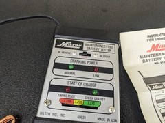#bn736 Milton Industries 1265 Maintenance Free Battery Tester