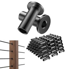 T316 Black Stainless Steel Protector Sleeve for 1/8″ & 3/16“ Cable Railing