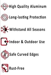 DRIVERS TURN AROUND HERE DO NOT BACKUP DRIVEWAY Aluminum Composite Sign