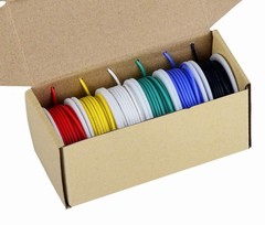 High-Temperature Resistant AWG 18 Wire Kit – 6 Colors, 600V for Various Projects