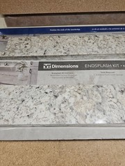 Lot Of 4 Pieces VT Dimensions Barc Kitchen End Splash Cap Kit Ouro Romano Vtg