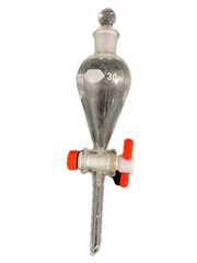 KIMBLE KIMAX 30mL Squibb Separatory Funnel w/ Stopcock #13 Neck 29048F-30