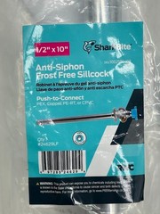 SharkBite 1/2 in. x 10 in. Push-to-Connect x MHT Brass Anti-Siphon Frost-Free