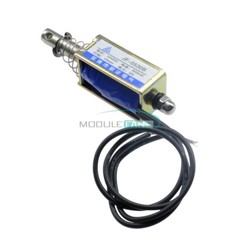 DC12V 300mA 5N/10mm Precise Pull-Push-Type Solenoid Electromagnet JF-0530B