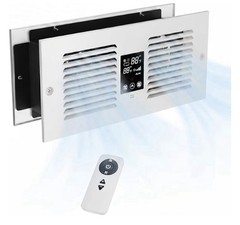 Hardwired No Plug Room to Room Air Transfer Fan with Remote, 300 CFM Through …