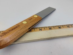 Dexter USA Wood Handle Mill Knife 4×1.25 inch Heavy Gauge Stiff Carbon Steel X70