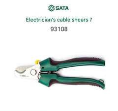 SATA 7 Inch Electrician Scissors Heavy Duty Cable Wire Cutters Utility Shears