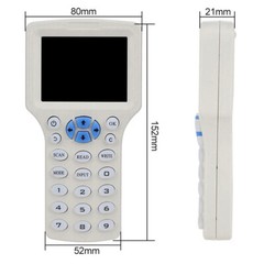 10 Frequency NFC Smart Card Reader Writer RFID Copier Duplicator 125KHz 13.56MHz