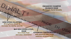 (150″) 12′-6″ x 1/2″ x .025 x 8/12 DeWalt M42 Bi-Metal Band Saw Blade 1 Pcs