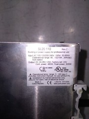 PULS POWER SUPPLY SL 20 110 REV C AC 100-120/220-240V 10/5A 50-60HZ DC24V 20A