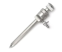 1pc Laparoscopic Magnetic Type Trocar and Cannula 10mm SS Instrument CE Approved
