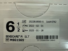 SURGICAL Gloves – Sensicare PI SLT, Size 6.5 Medline MSG1565, 50 PAIRS/Box.