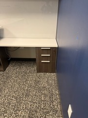 Full Private Office By Teknion in Coastal Gray Finish