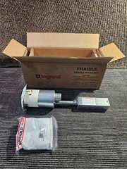 Wiremold Legrand 4ATCP4RAA 4″ Prewired Surface 4 Receptacle Brushed Aluminum