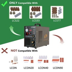 Plasma Cutter & DC TIG/ DC Stick Welder 3 in 1 Lotos CT520D Multi Process Welder