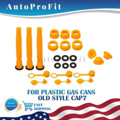 3x Replacement Gas Can Nozzle Spout Vent Kit For Plastic Gas Cans Old Style Cap7