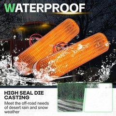 4 LED Amber Flashing Cab Lights For John Deere 30 Series 4030 4230 8450 #AR60250