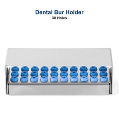 10X AZDENT Dental Diamond Polishing Burs FG / 8/30 Holes Burs Holder Sterilizer