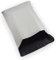 5 Pack Modern White Poly Mailers 19″ x 24″ – Reliable Self-Sealing Shipping Bags