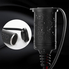 13.1Ft / 4M Adapter Plug Socket with Eyelet Terminal 16 AWG cable length hole in