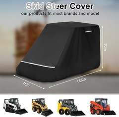 Heavy Duty Waterproof Skid Steer Cover – Fits Bobcat, Kubota, New Holland 155×85