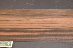 Macassar Ebony Raw Wood Veneer Sheet 4.5 x 31 inches 1/42nd thick 7654-24