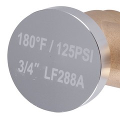 WATTS LF288A Anti-Siphon Vacuum Breaker Brass 3/4 Inch 125 PSI