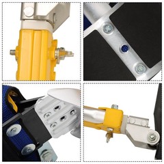 Adjustable 24″-40″ Drywall Stilts Aluminum Tool – Painting Painter Taping Yellow