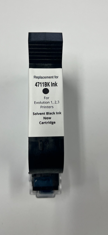 4711BK- Black Ink Cartridge- Digital Design for Evolution Printers 1, 2 and 3