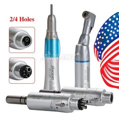 SANDENT Dental Slow Low Speed Handpiece Kit Push/Latch E-type 2/4Holes NSK Style