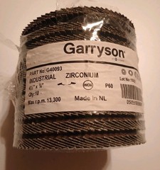 10-PACK – GARRYSON G40093 ZIRCONIUM FLAP DISCS, 4.5″ X 7/8″, 60 GRIT, FREE SHIP