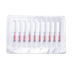 10 Pcs Dental Stainless Steel Barbed Broaches Endodontic Needles 21/25mm 20-60#
