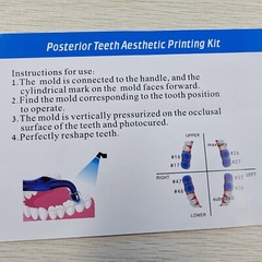 1Kit Dental Restoration Filling Tools Dental Posterior Teeth Aesthetic Printing