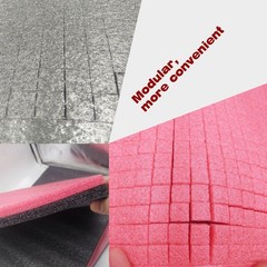 3 PCS Pick Pluck Foam Sheets 16x12x1 Inch PreCubed Polyethylene Tool Box