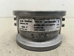 U.S. Valve 2″ 316 SS Wafer Check Valve, 31-1-4SPV16, Viton, 286 PSI, Class 150