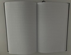 Castelli Made in Italy Slate Gray Lined Notebook Journal With Ribbon Placemark