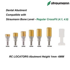 Titanium Locator Abutment Fit Straumann Bone Level NC/RC Zest Locator Compatible