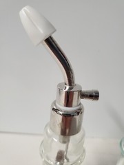 (2) Glass Nasal Atomiser Nose ( unknown brand ) as shown